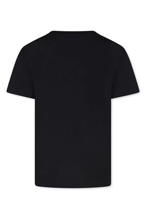 black cotton tshirt BALMAIN PARIS KIDS | BV8R51Z0082930BC